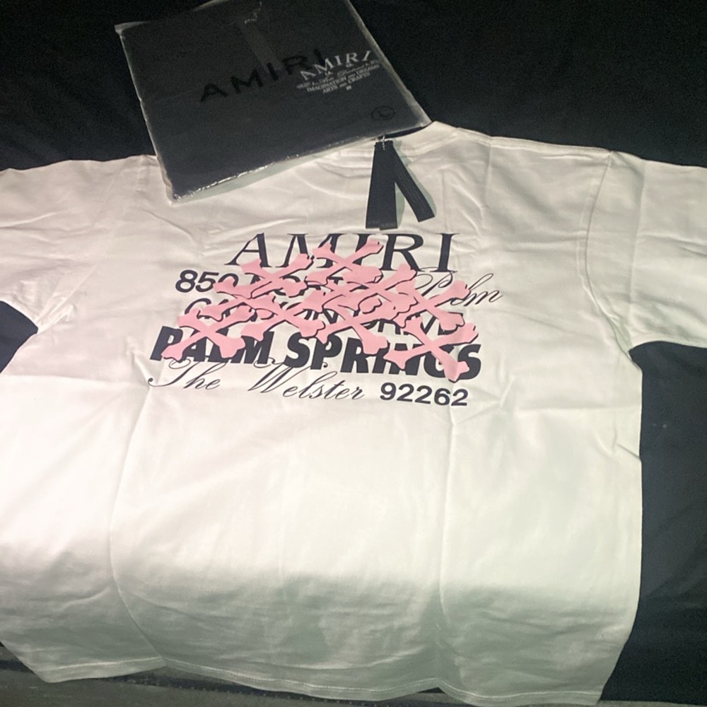 Amiri White Graphic T-Shirt